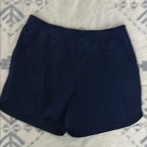 Lands End Navy Blue Swim shorts